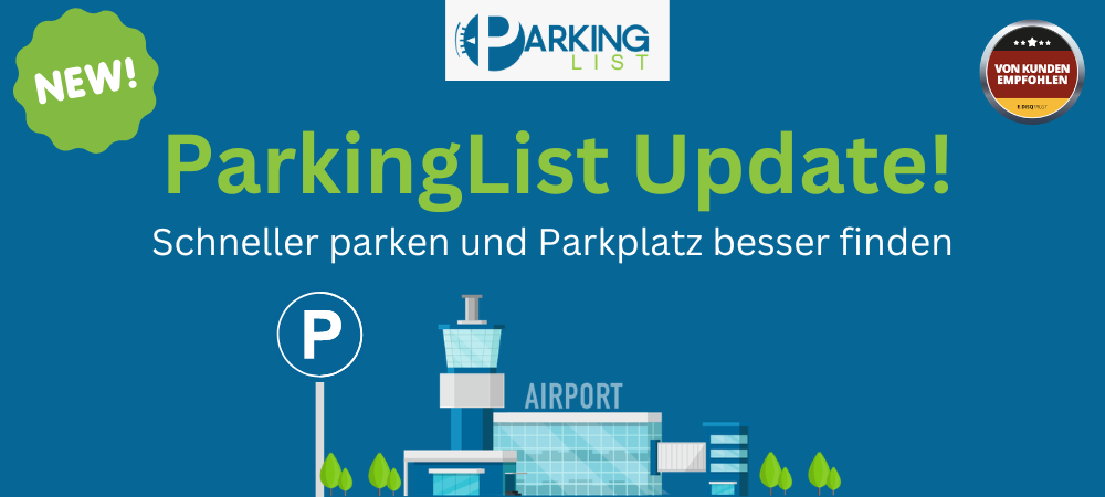 ParkingList Update: Schneller Parkplatz finden
